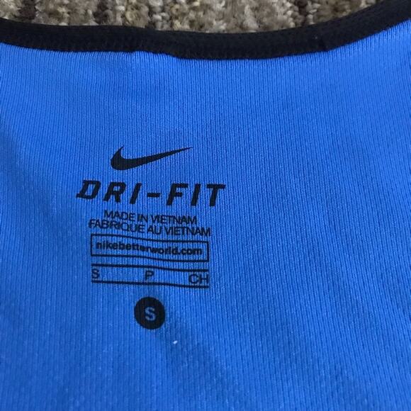 Nike Dri fit black and blue lightweight tank size small - Picture 5 of 6
